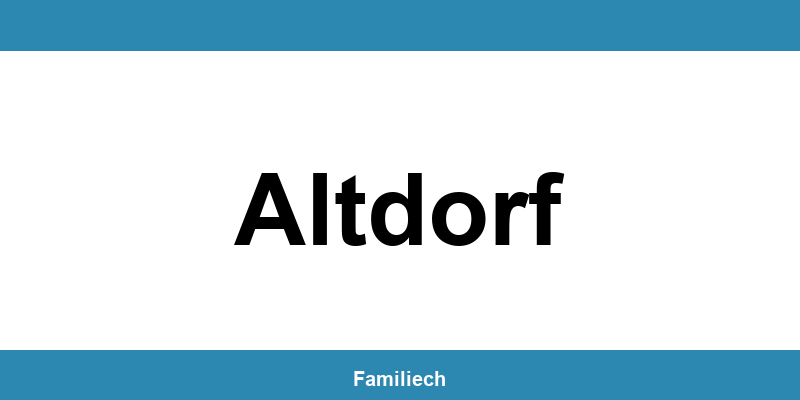 Kontakt zum Zivilstandsamt in Altdorf