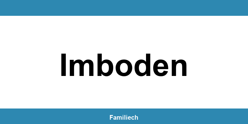 Kontakt zum Zivilstandsamt in Imboden