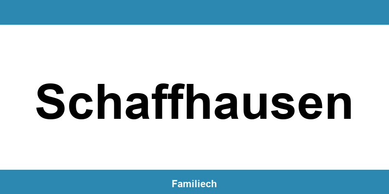 Kontakt zum Zivilstandsamt in Schaffhausen